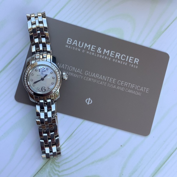BAUMÉ and MERCIER DRESSY ladies watch w/ diamonds 💎💎💎💎 - Picture 1 of 12